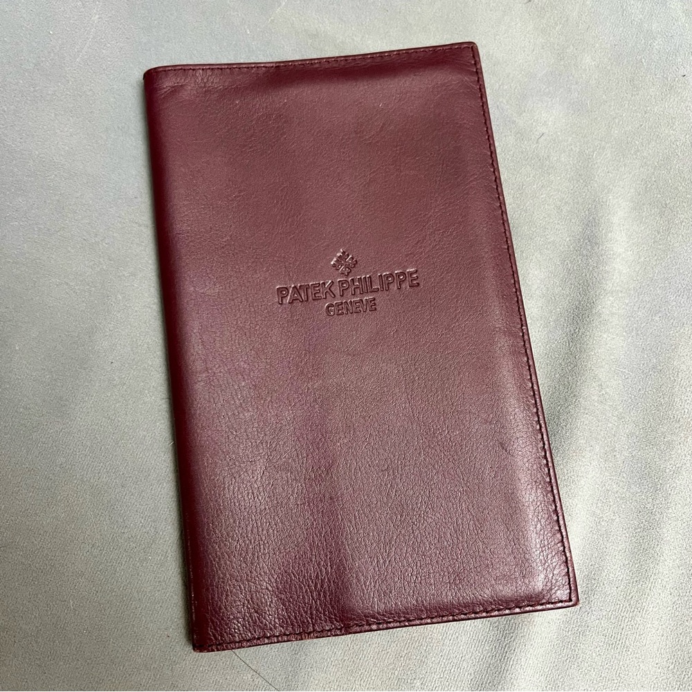 PATEK PHILIPPE Burgundy Leather Watch Documents Folder

8x5 inches